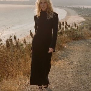 DÔEN Mabelle Sweater dress black, M